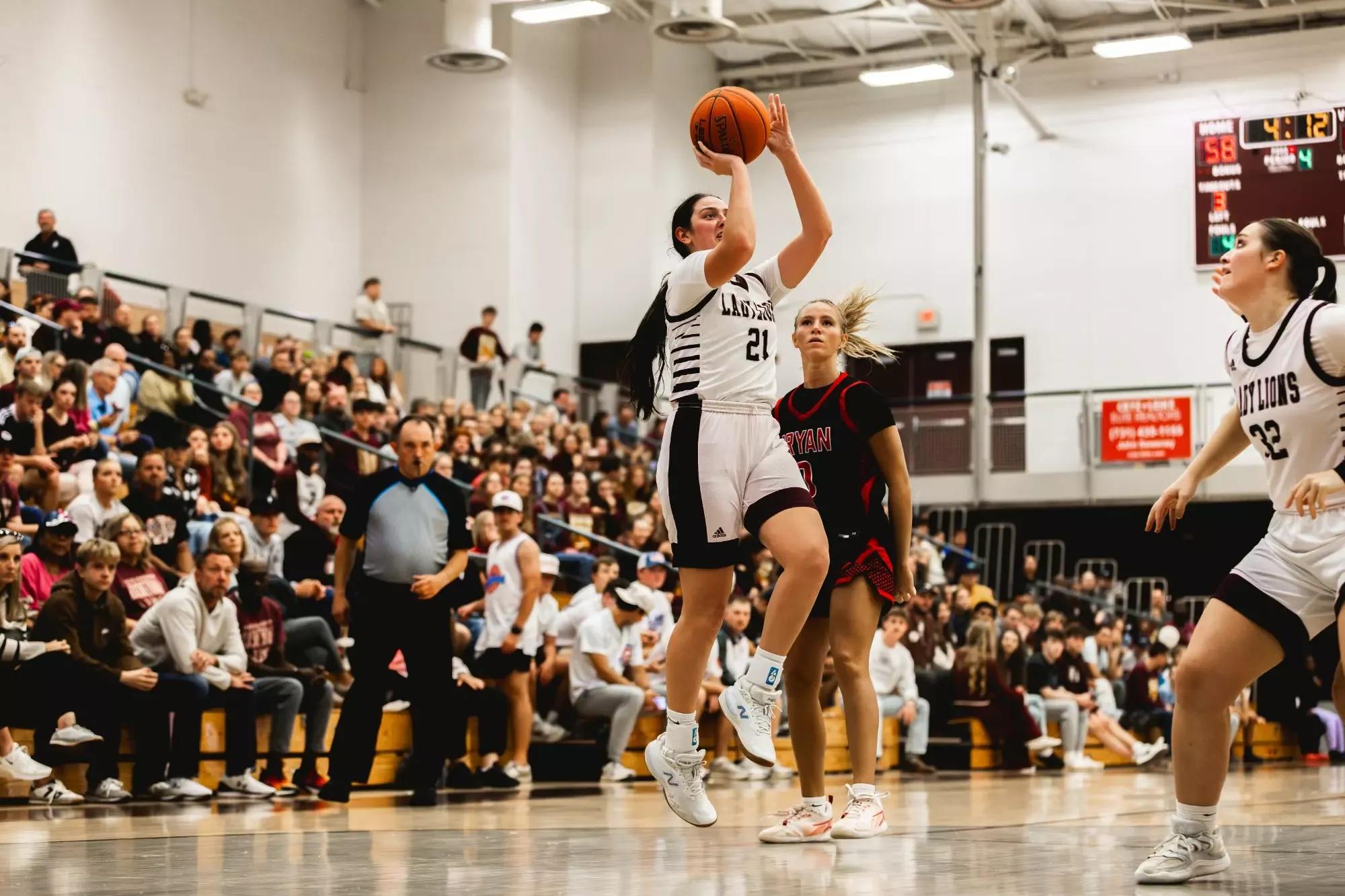 FHU Lady Lions basketball in action
