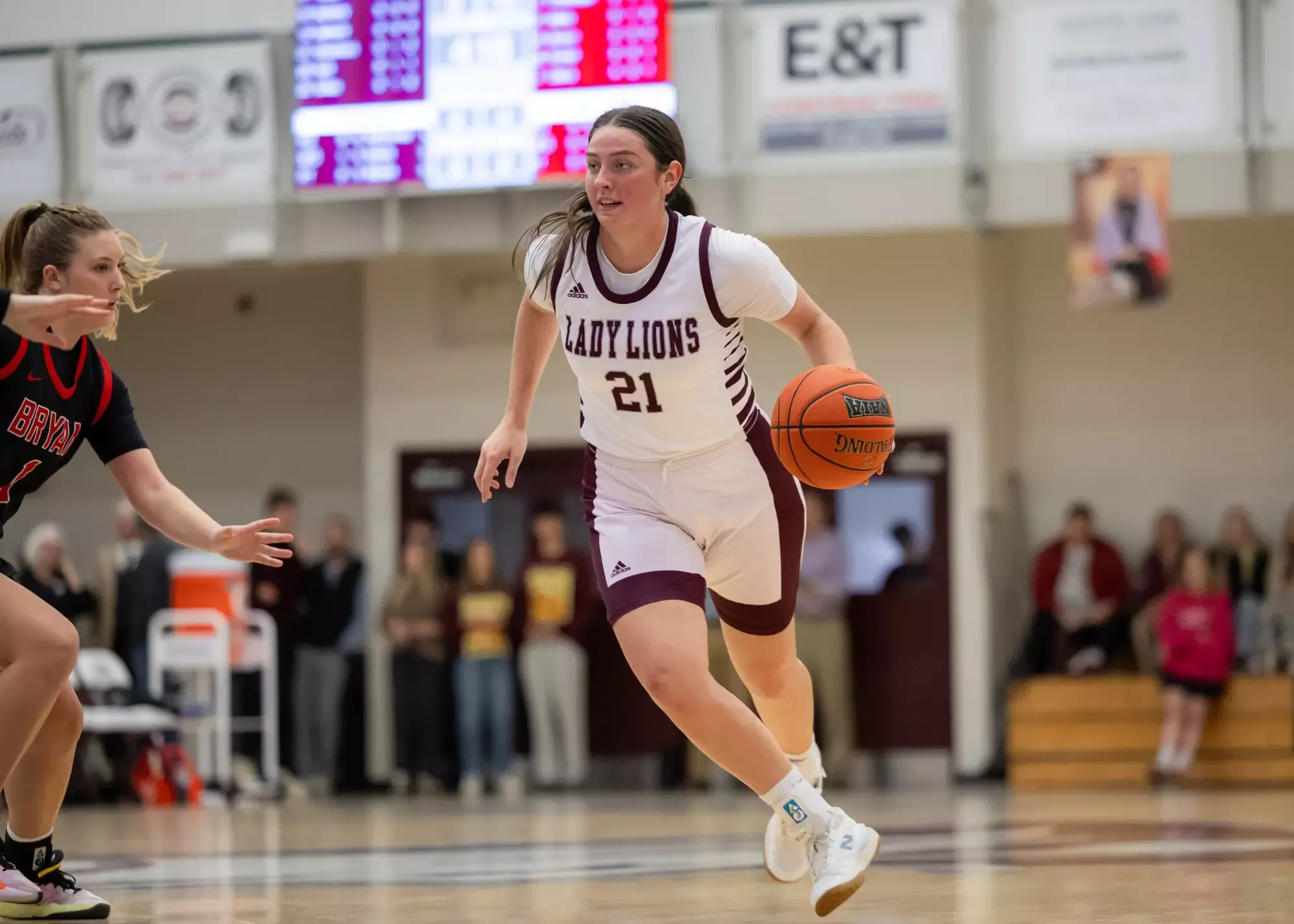 FHU women's basketball in action