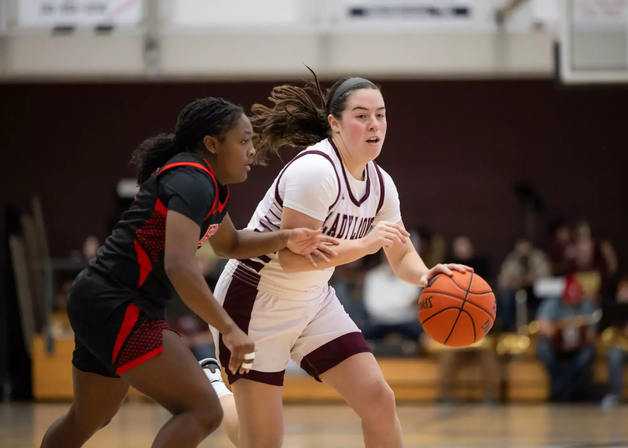FHU women's basketball in action