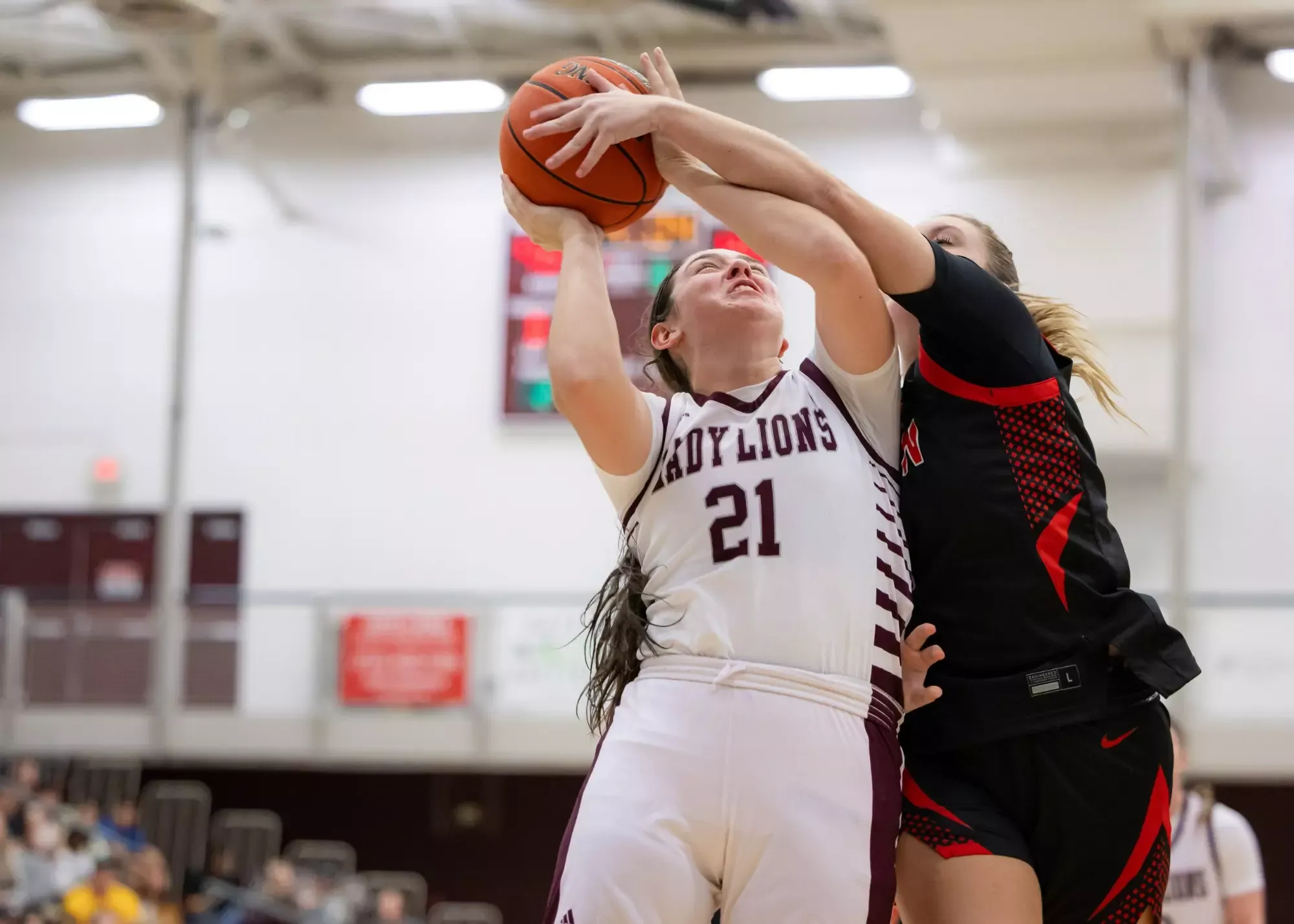 FHU women's basketball in action