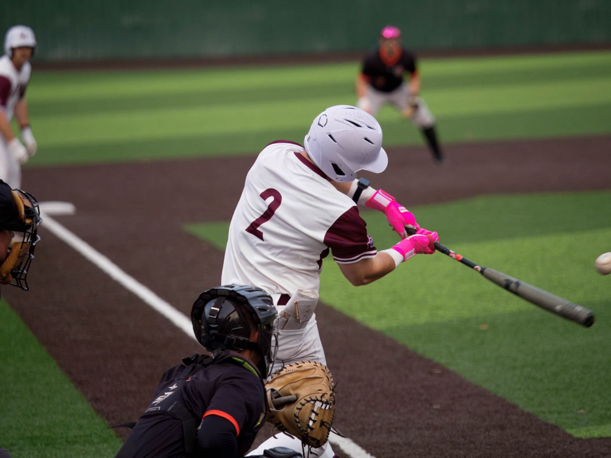 Lions baseball in action