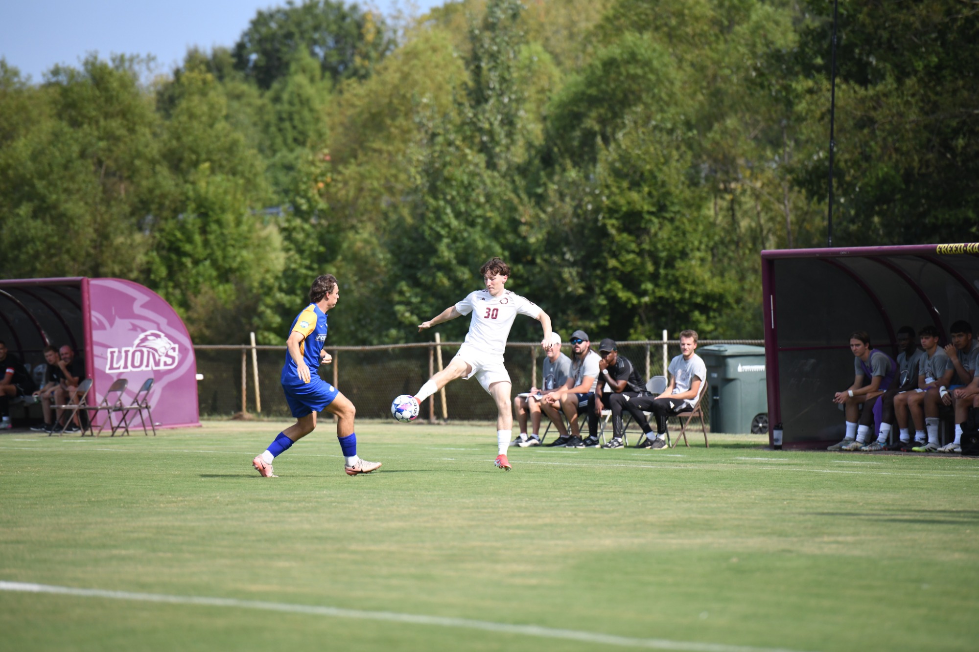 FHU soccer in action