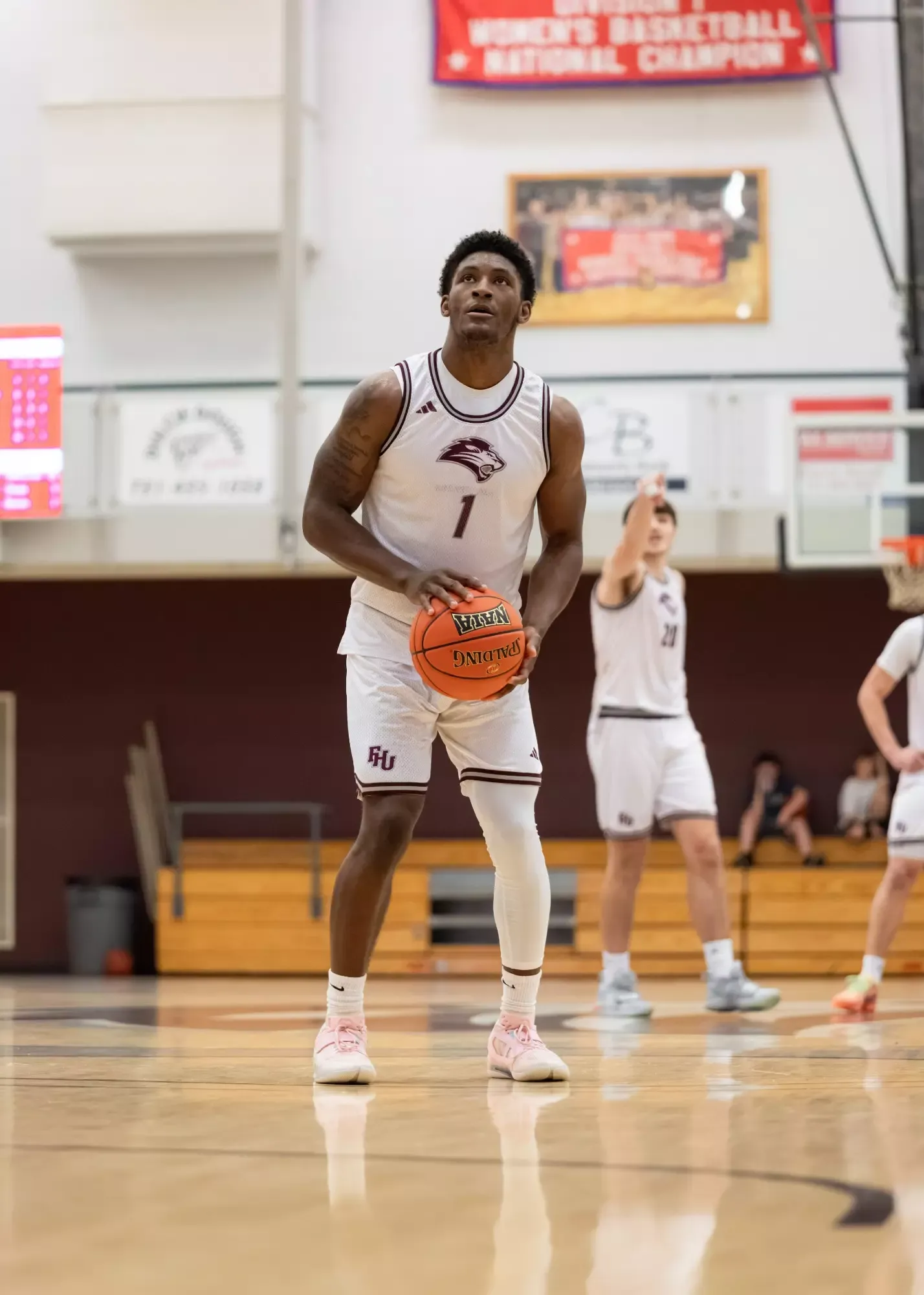 FHU men's basketball in action