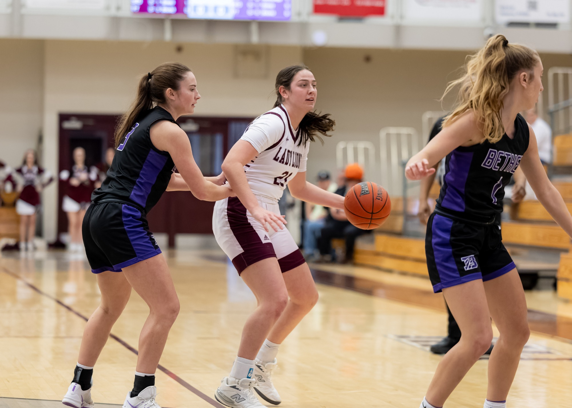 FHU women's basketball in action