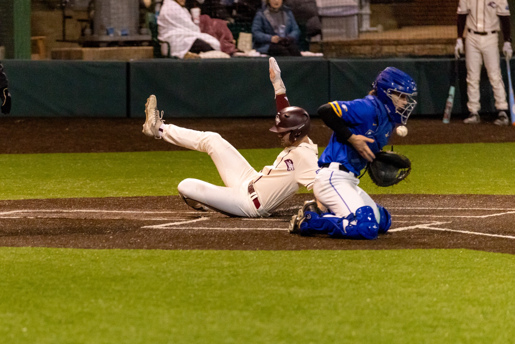 FHU baseball in action
