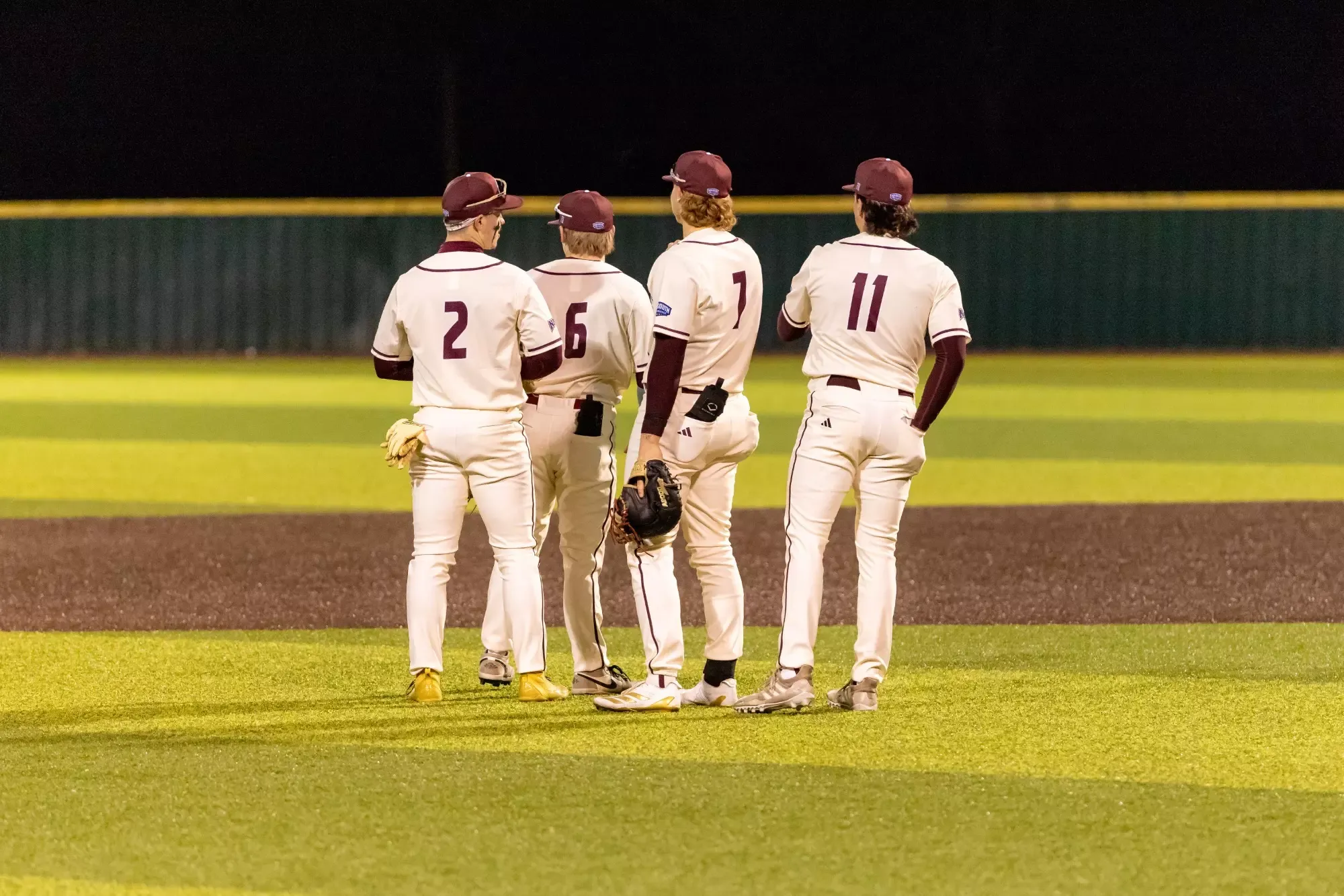 FHU baseball in action