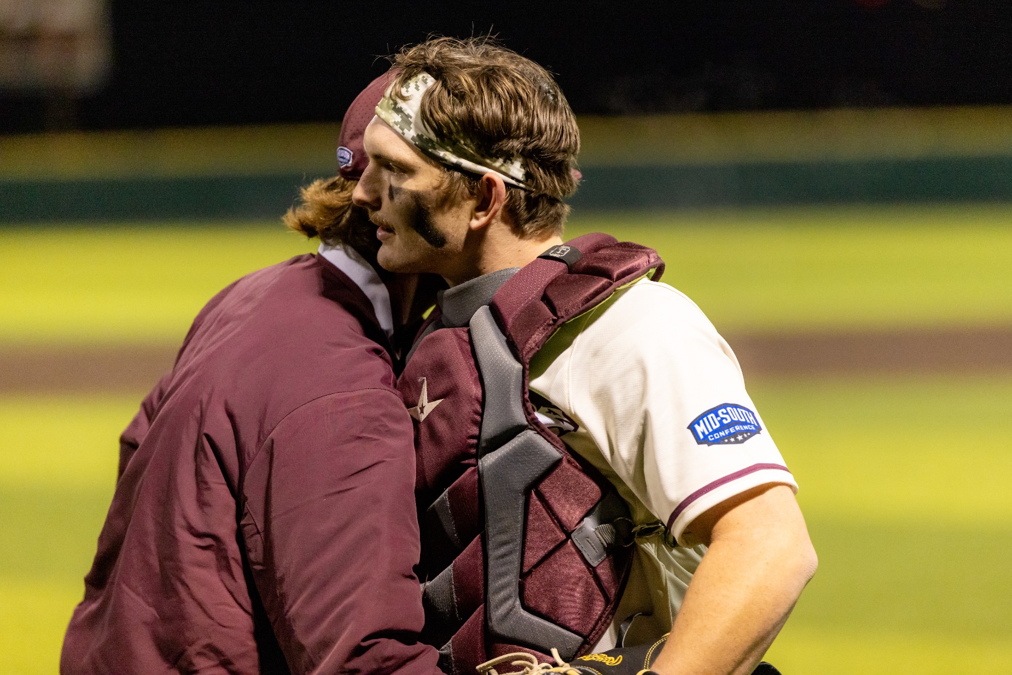 FHU baseball in action