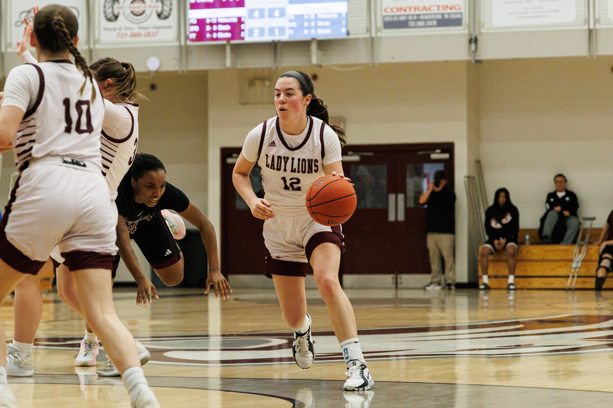 FHU Lady Lion basketball in action