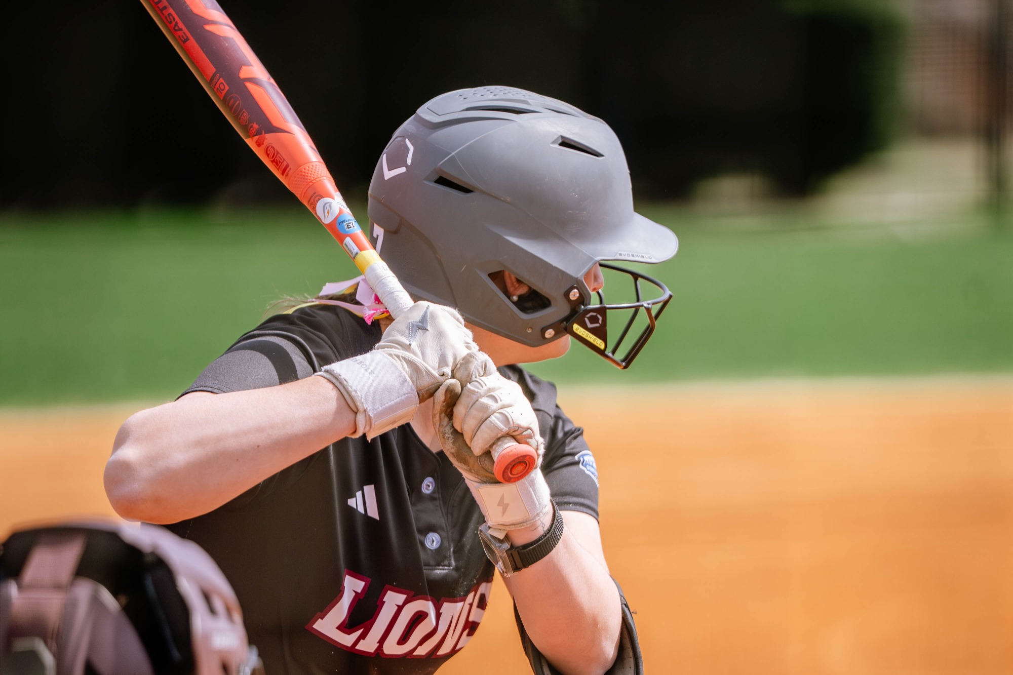 FHU Lady Lions softball in action
