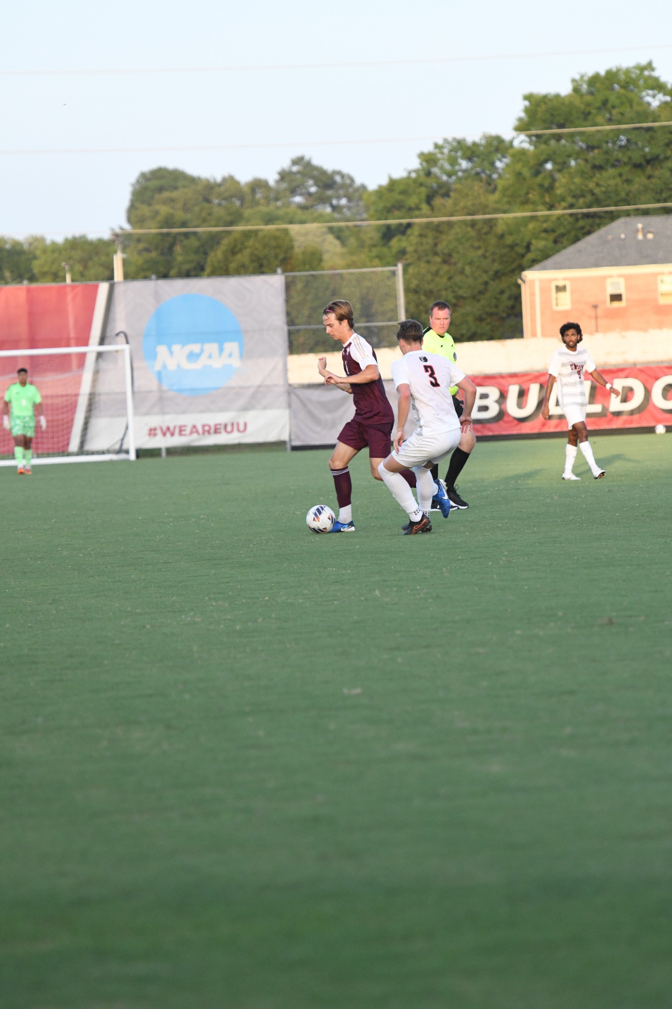 Lions soccer in action