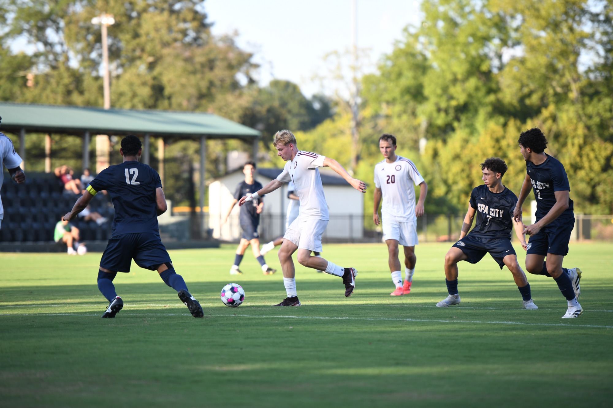 Lions soccer in action