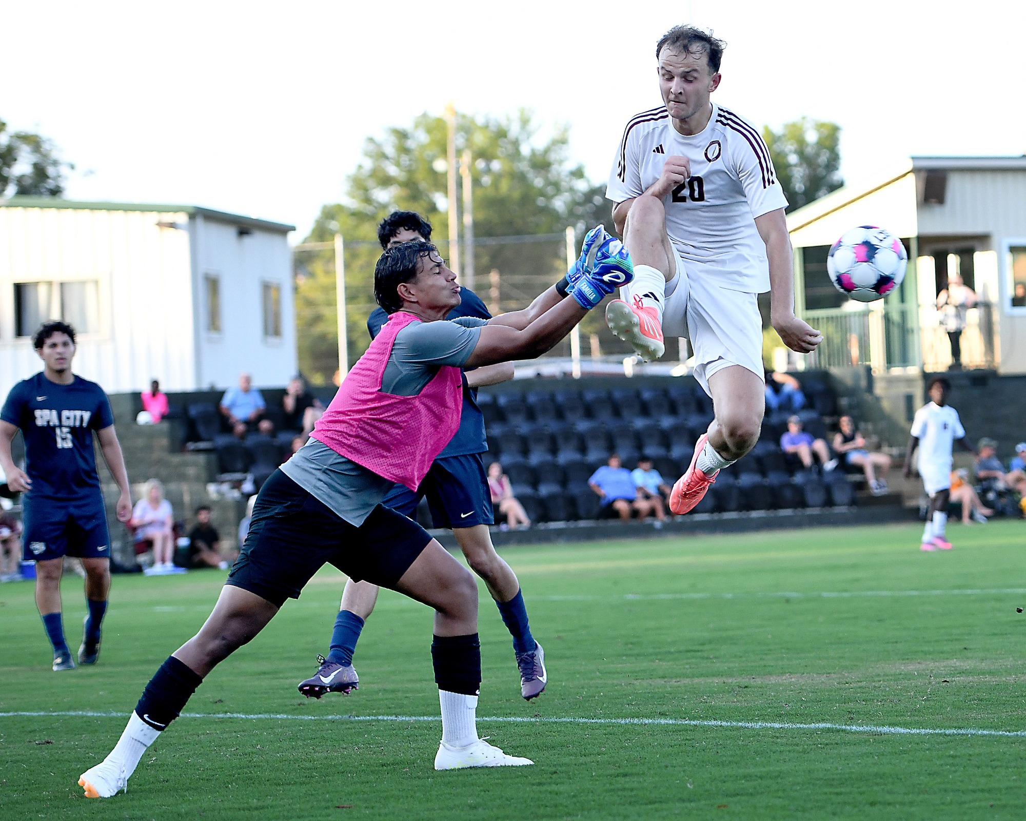 Lions soccer in action