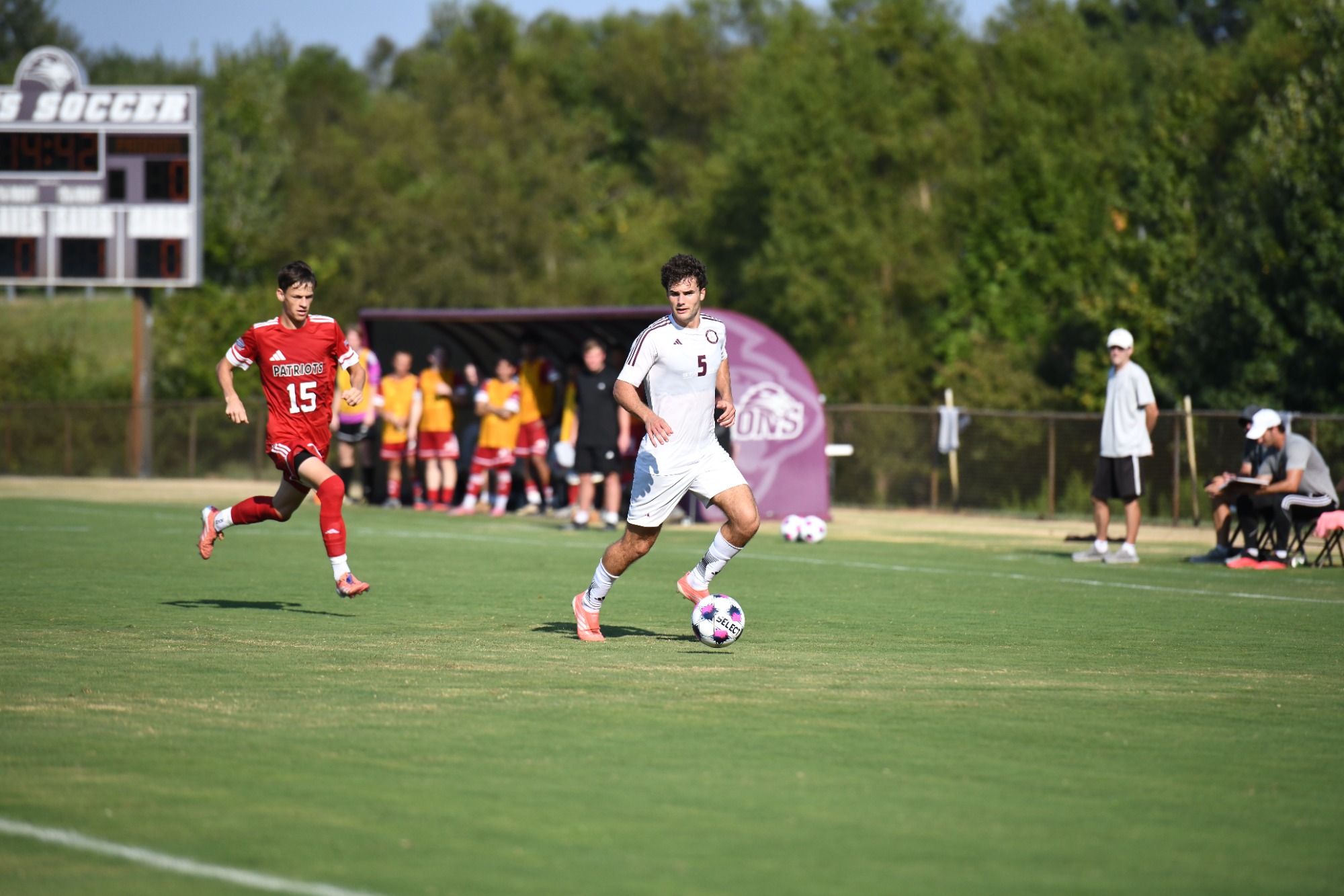 Lions soccer in action