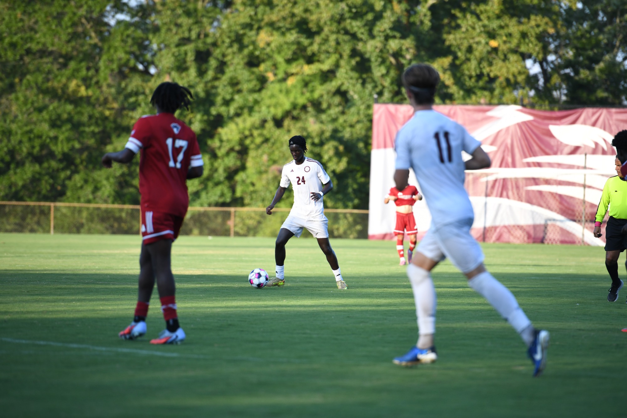 Lions soccer in action