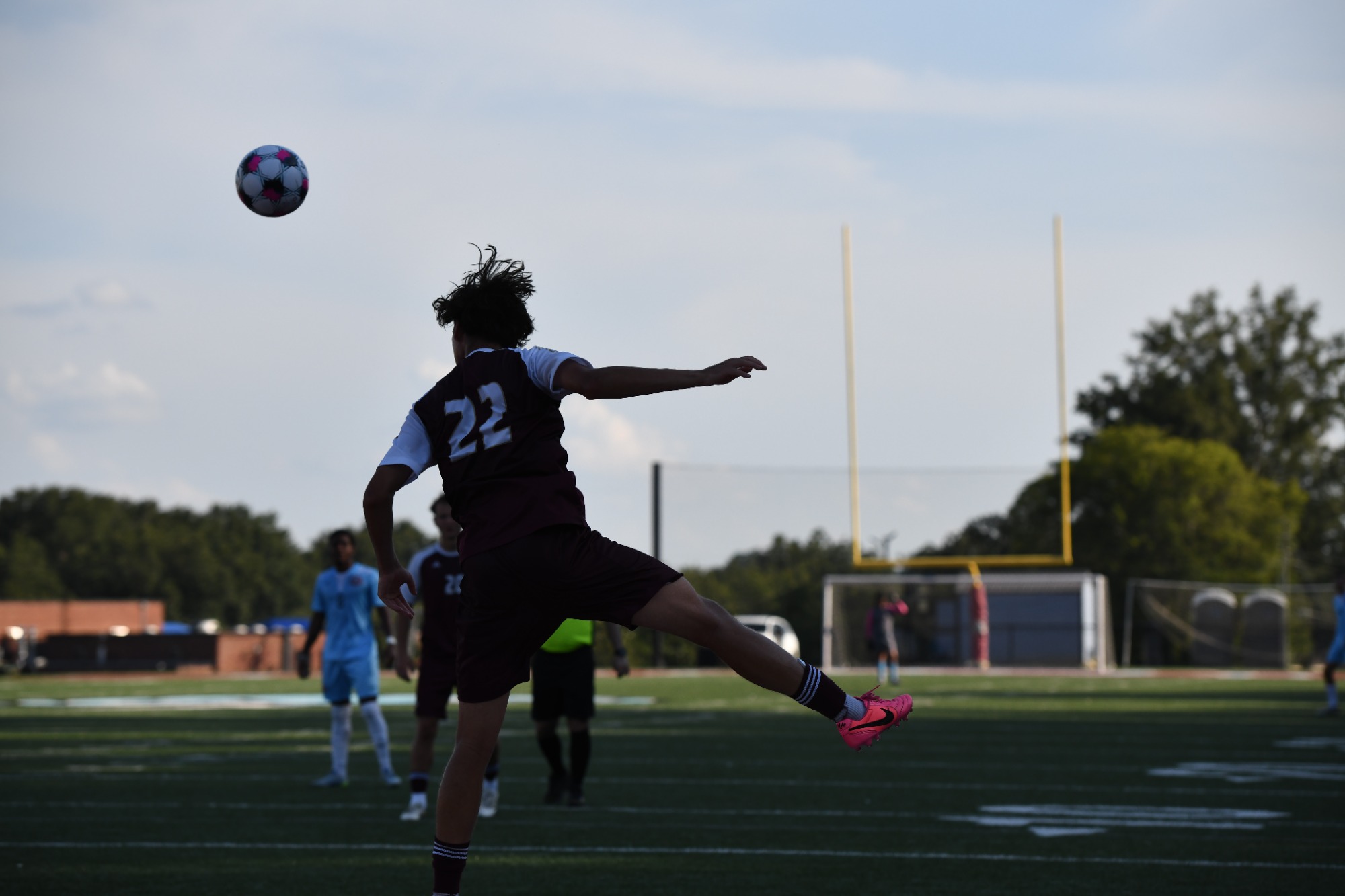 Lions soccer in action