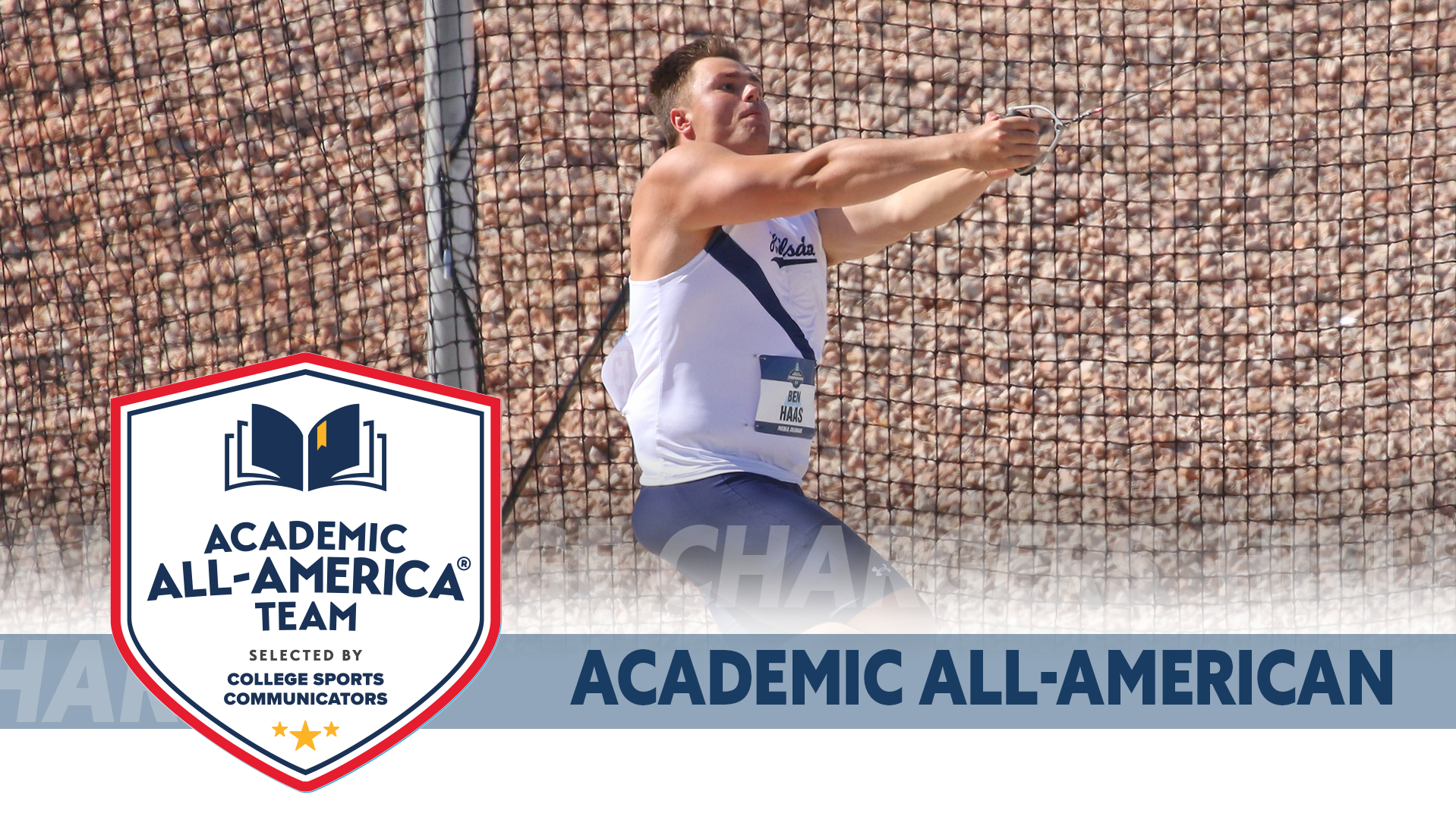 2025 CSC Academic All-American -- Ben Haas