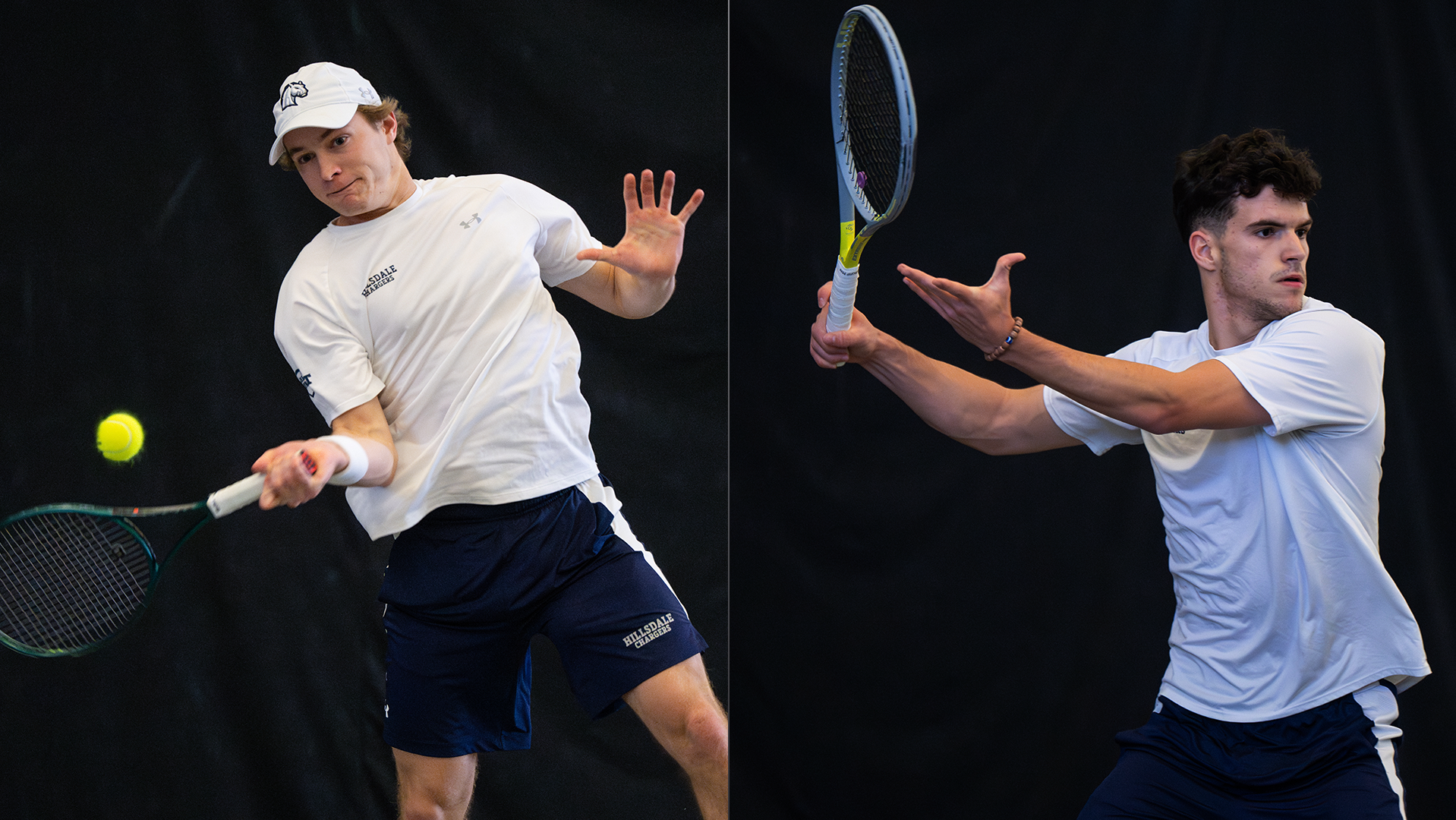 2025 ITA Scholar Athlete Recipients: from left, Ellis Klanduch and Alex Cordero Lopez.