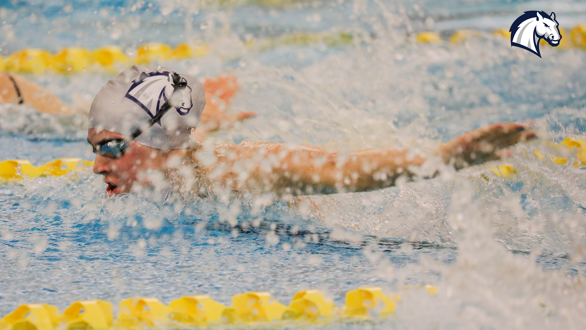 Hillsdale's Olivia Leathers competes in the butterfly at the Oberlin Invite in October, 2025.