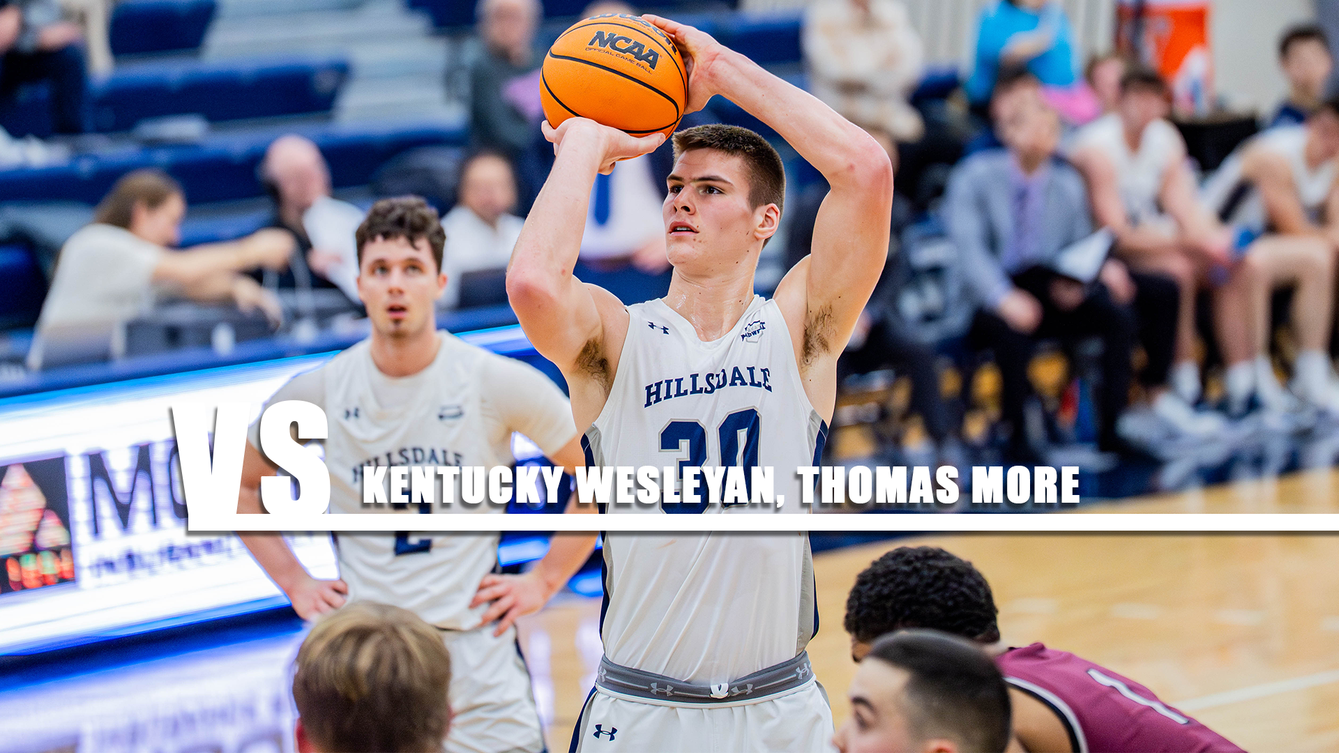 Hillsdale's Connor Stonebraker shoots a free throw against Walsh on Jan. 5, 2026.
