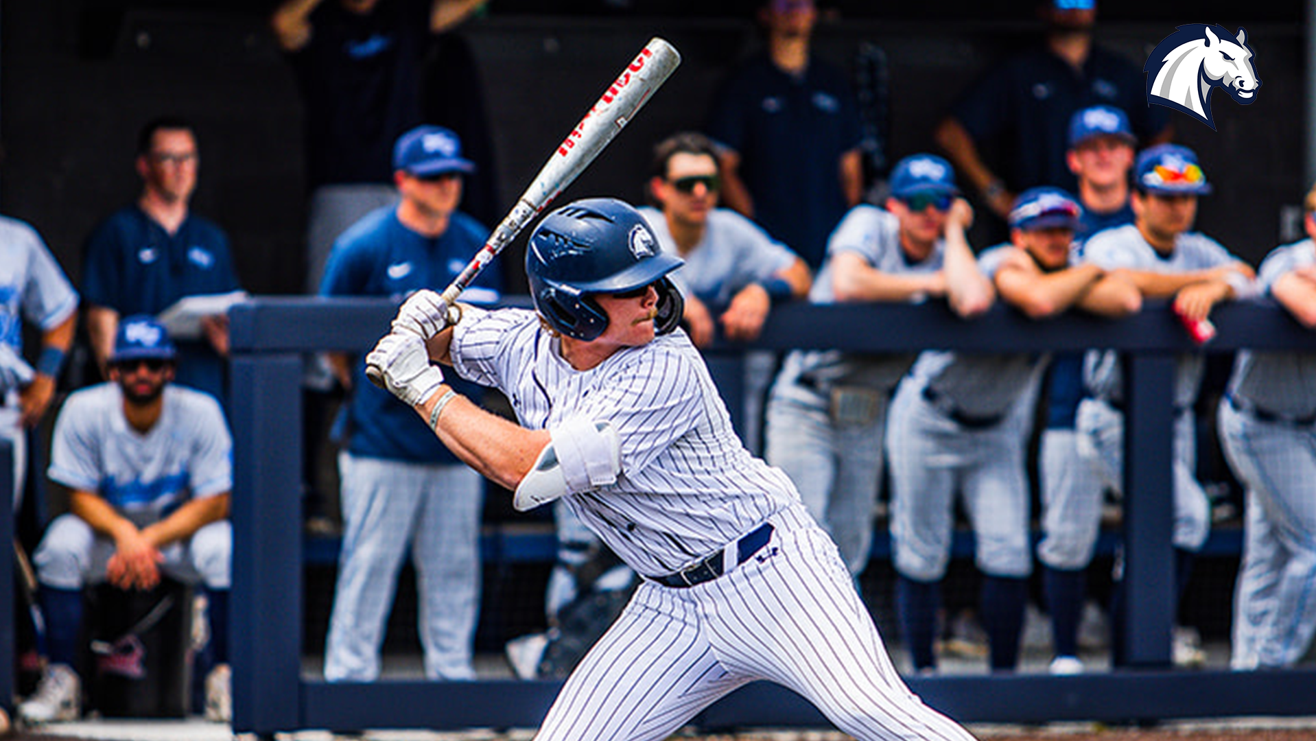 Hillsdale's Will Lehman squares up at the plate during a game against Northwood in the 2025 season.