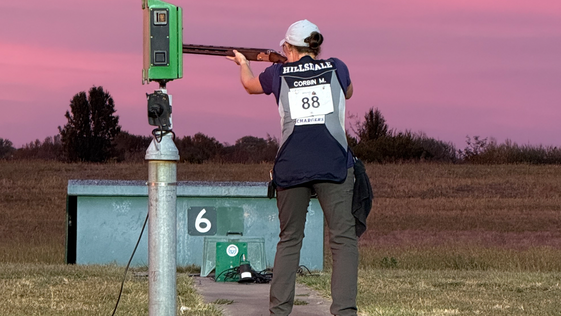 Hillsdale's Madeline Corbin competes at the Fall Central Midwest Conference Championships on Oct. 11, 2026 in Sparta, Illinois.