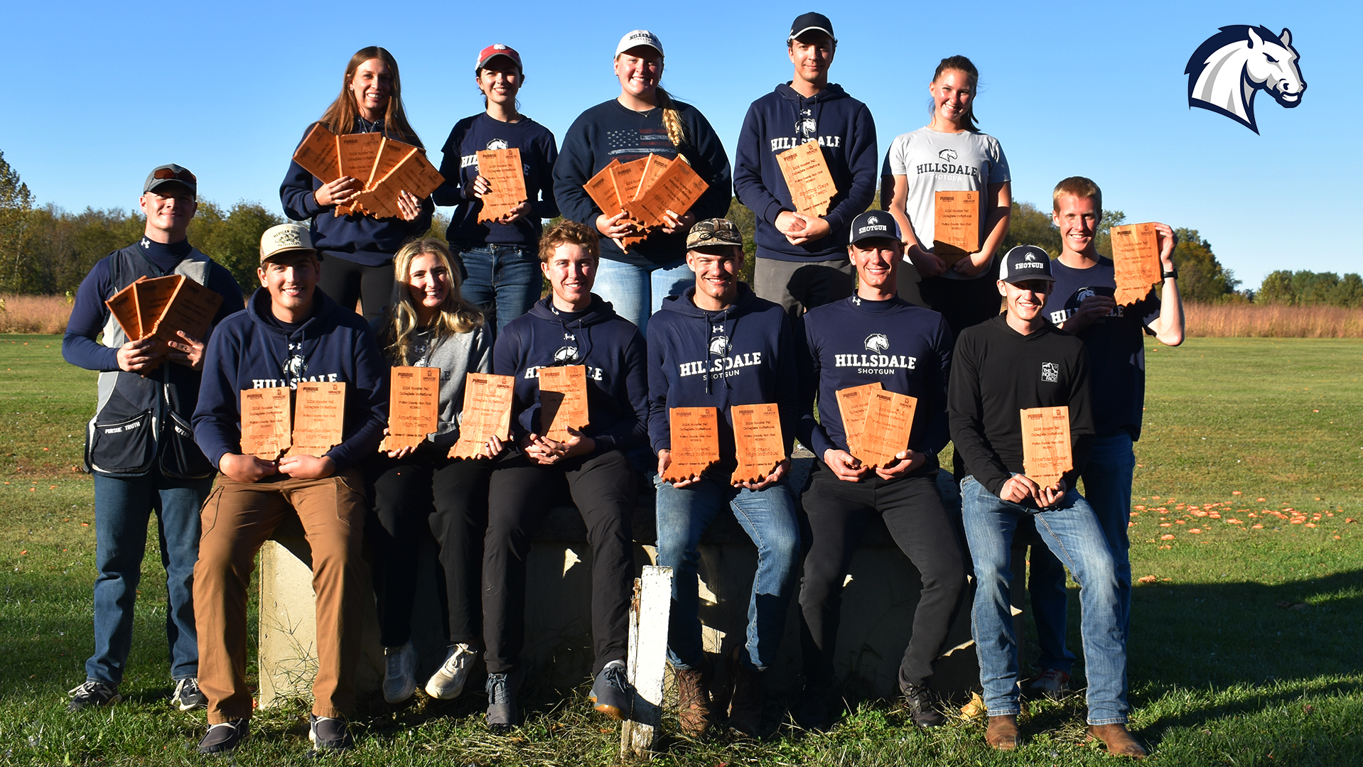 Charger award-winners pose after the 2026 Hoosier Fall Classic.