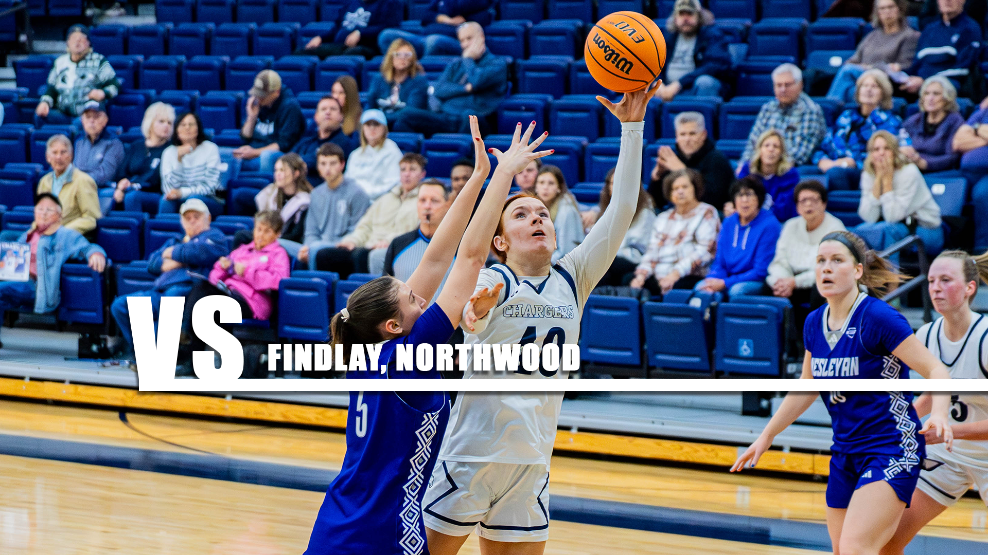 Hillsdale's Emma Ruhlman goes in for a layup over a Kentucky Wesleyan defender during a Feb. 19, 2026 contest.