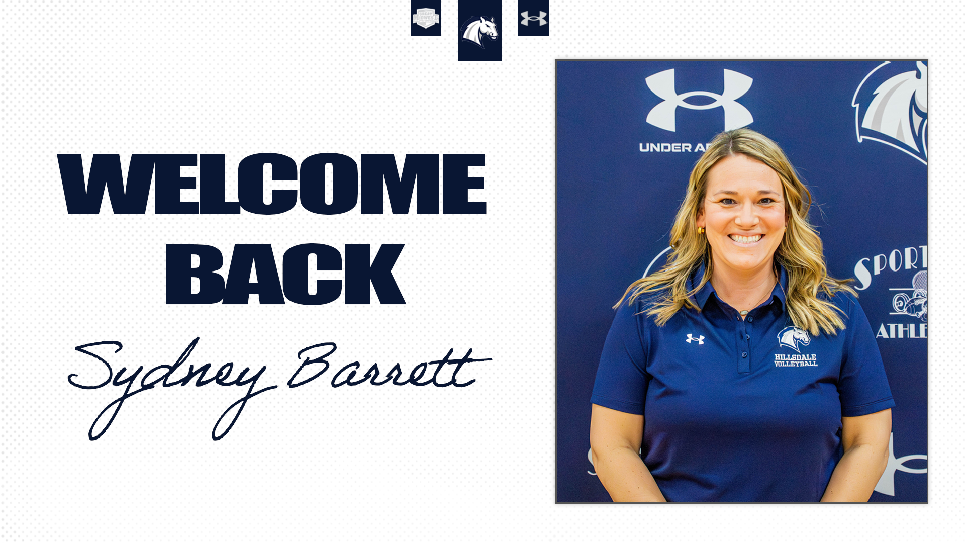 Sydney Barrett -- new women's volleyball assistant coach.