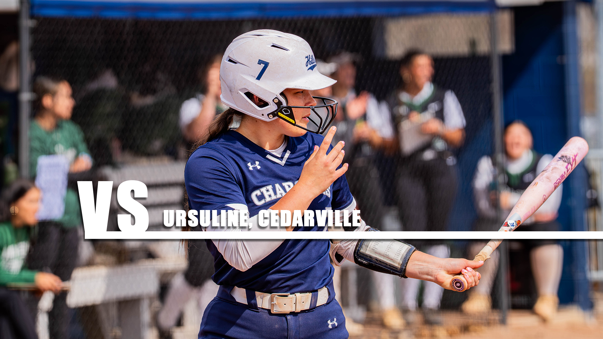 Hillsdale's Olivia Liguori settles in at the plate before an at-bat against Lake Erie on March 22, 2026.