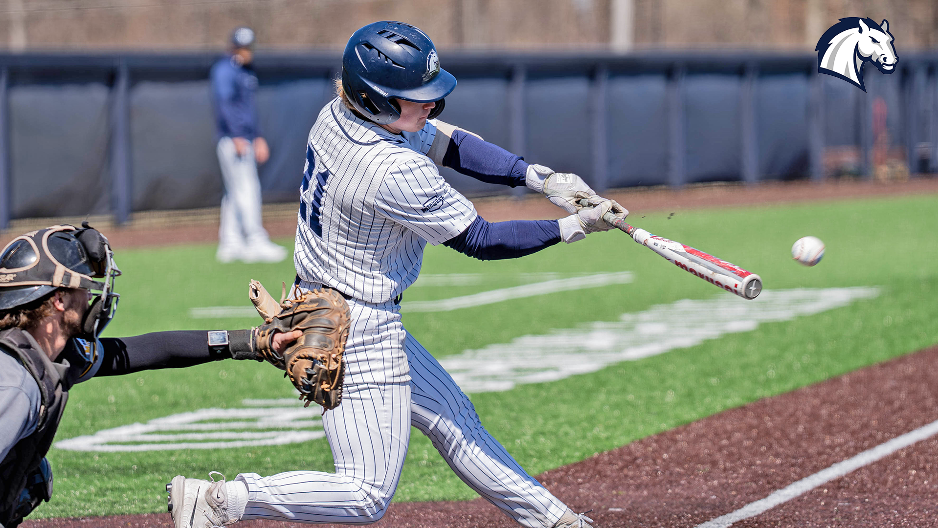 Hillsdale's Tyler Sowers puts a ball in play against Ohio Dominican on March 28, 2026.