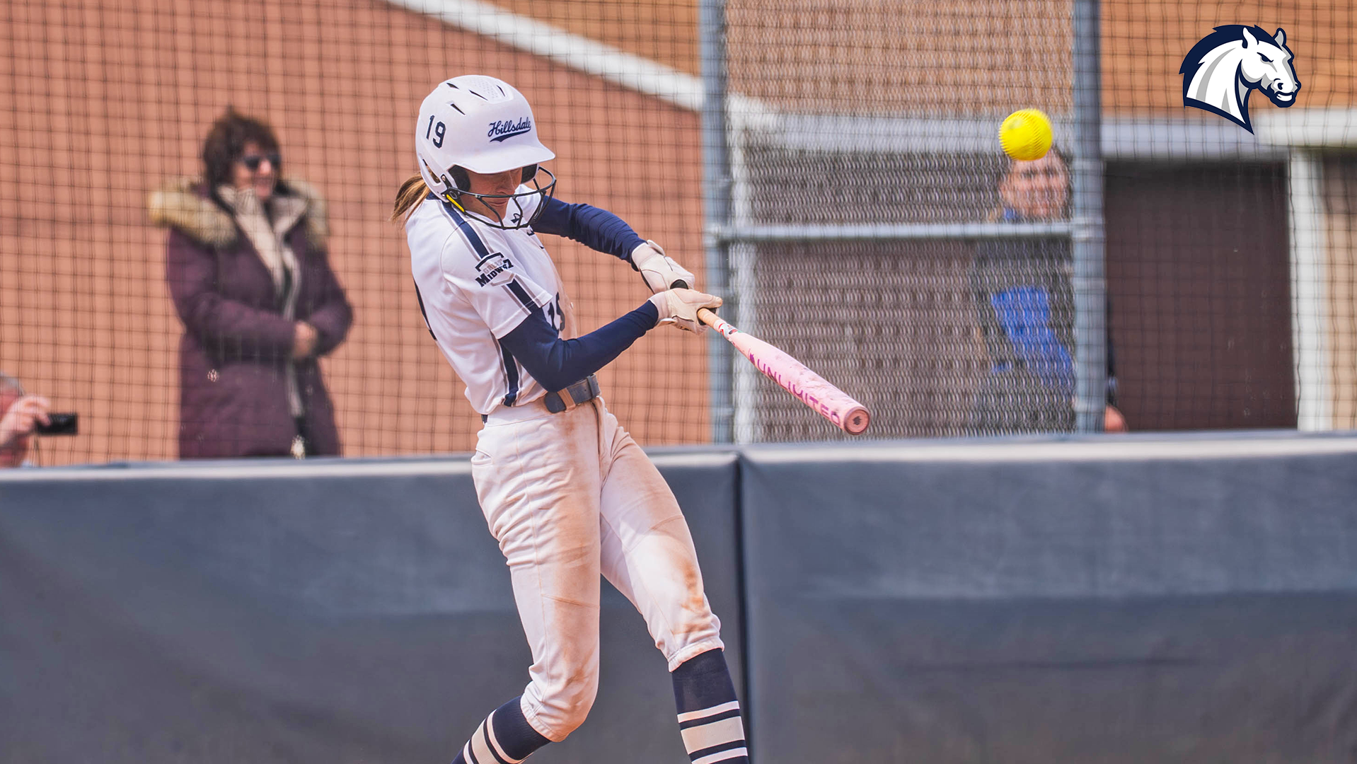 Hillsdale's Ronnie Craft hits a fly ball against Ursuline on March 29, 2026.