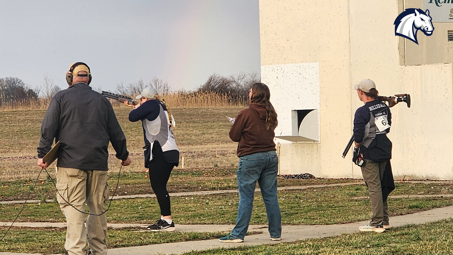 Hillsdale shotgun athletes compete at the Spring Central Midwest Championships in Sparta, Illinois.