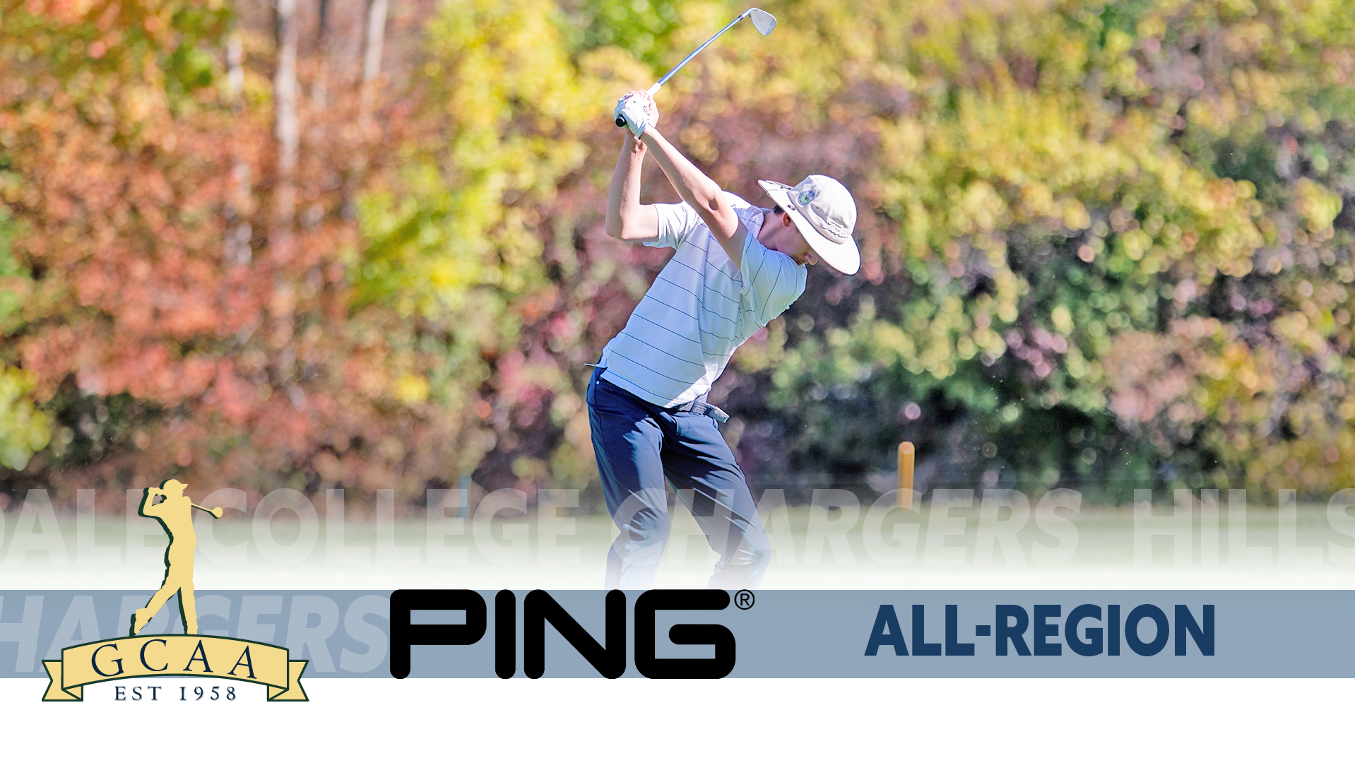 Hillsdale's Robert Thompson stands over an approach shot ready to swing during the Doc Spragg Memorial Invite in October 2026.