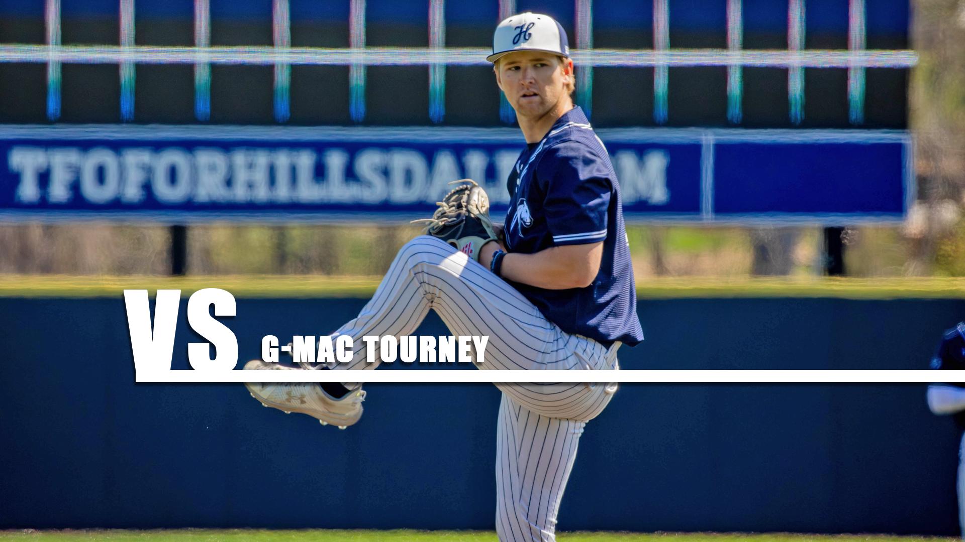 Hillsdale's Logan McLaughlin prepares to deliver a pitch against Tiffin on Sunday, April 26, 2026