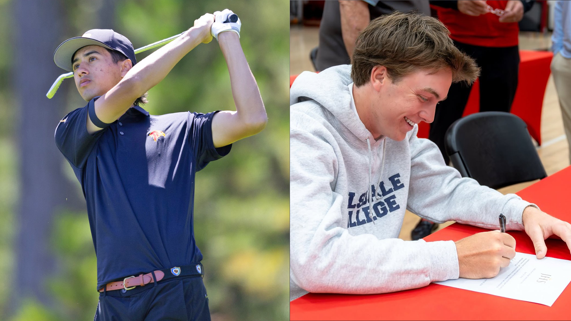 From left: Roman Dammkoehler and Anthony Stouder.