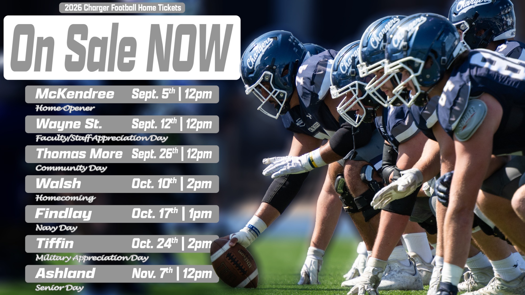 2026 Hillsdale College home football schedule