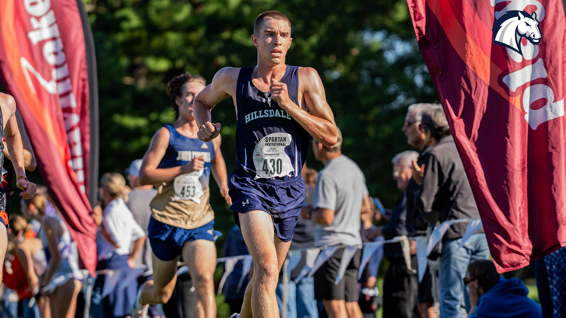 Hillsdale's Zach Self races at the Spartan Invite on Friday, Sept. 11, 2026.