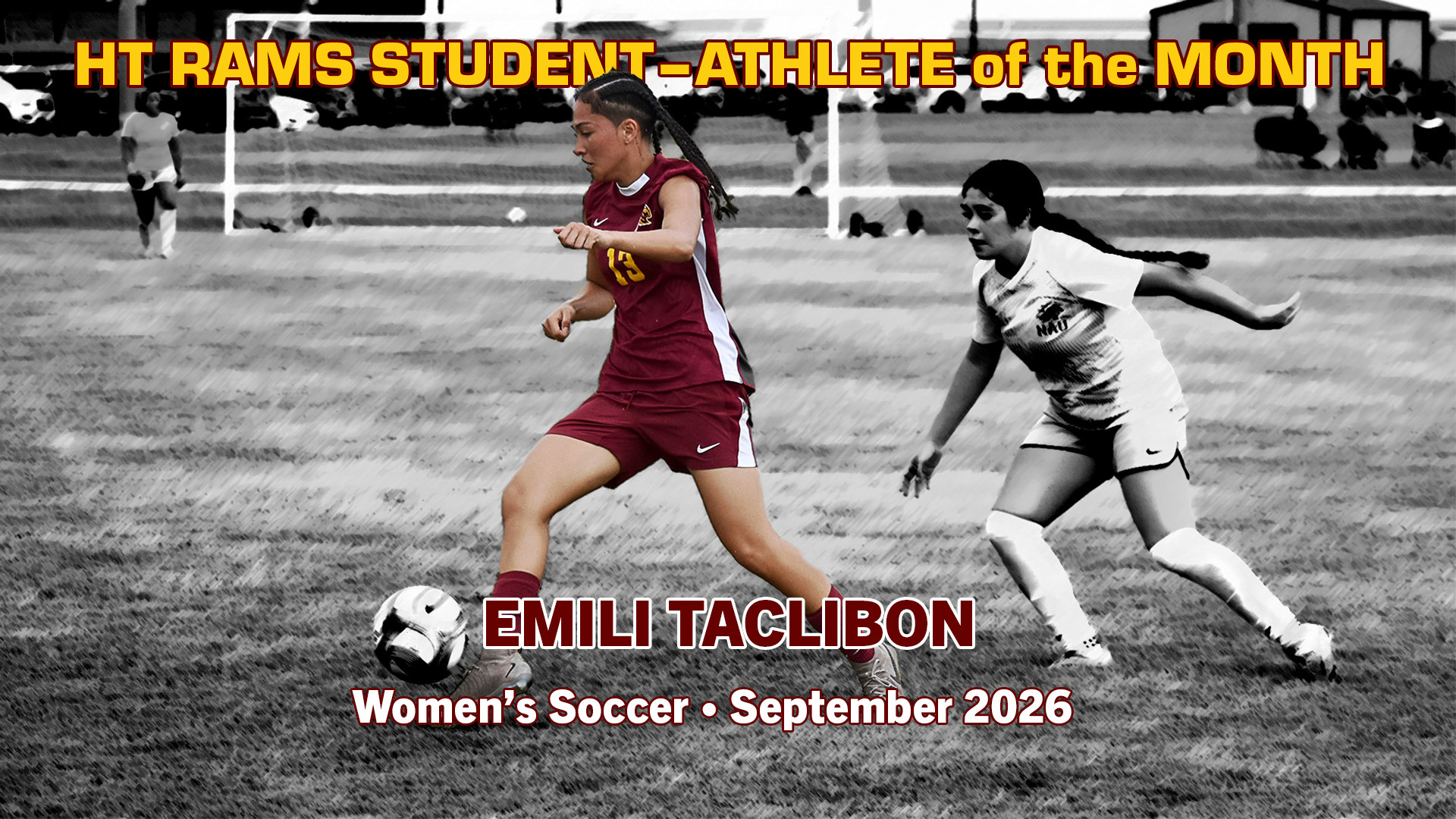 HT Rams Student-Athlete of the Month: Emili Taclibon, Women's Soccer - September