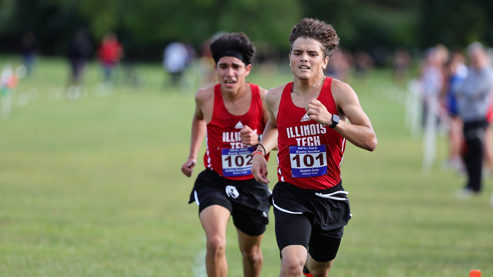 Benjamin Gaeta and Jonathan Garcia-Hernandez at NP-CUC Invite 8-29-25