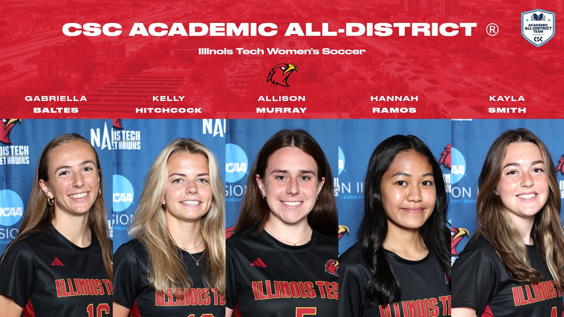 2025 CSC Academic All-Distric WSOC