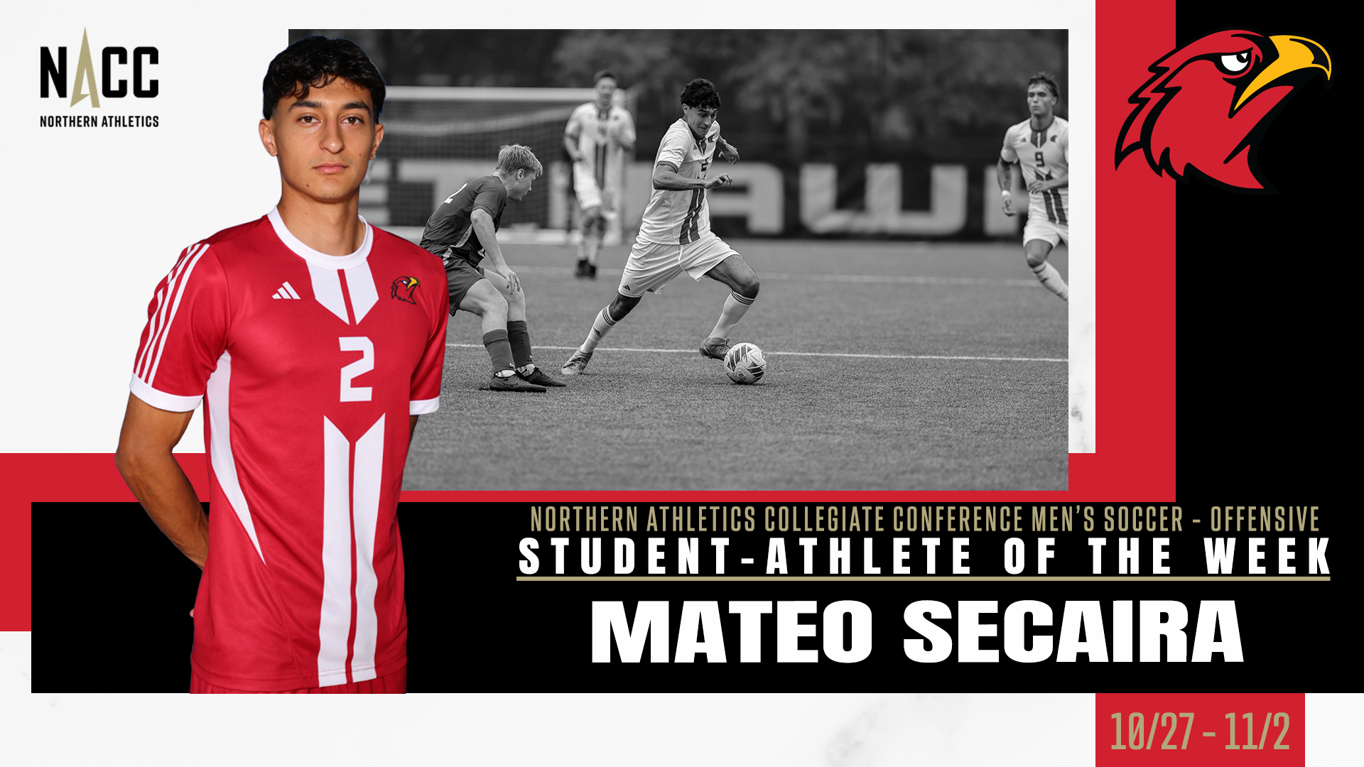Mateo Secaire NACC POTW Cover Photo 11-4-25