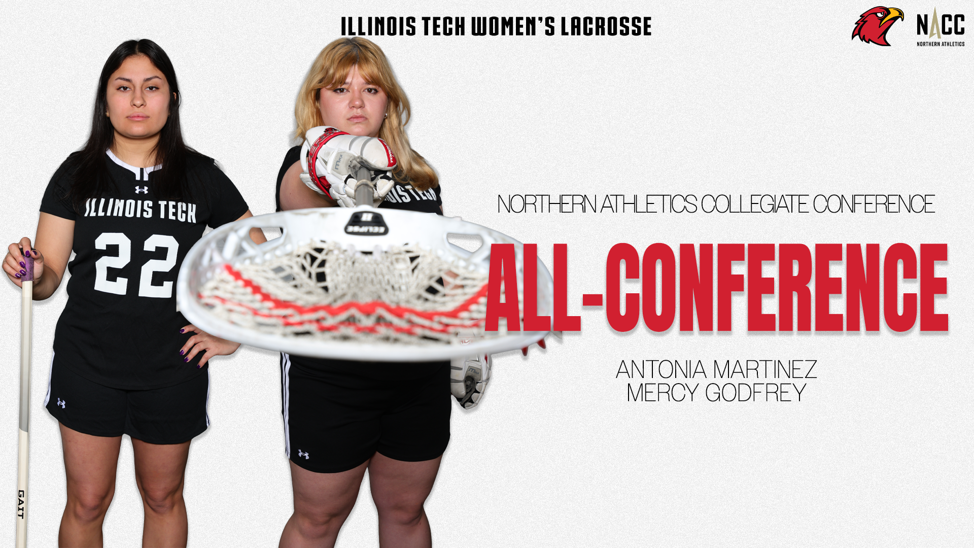 WLAX All-NACC 2025 Martinez-Godfrey cover photo