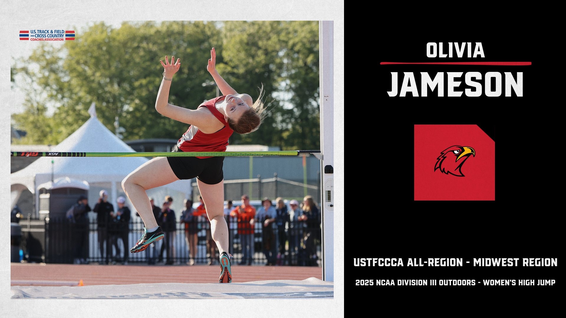 Olivia Jameson USTFCCCA All-Region Outdoor 2025 cover photo