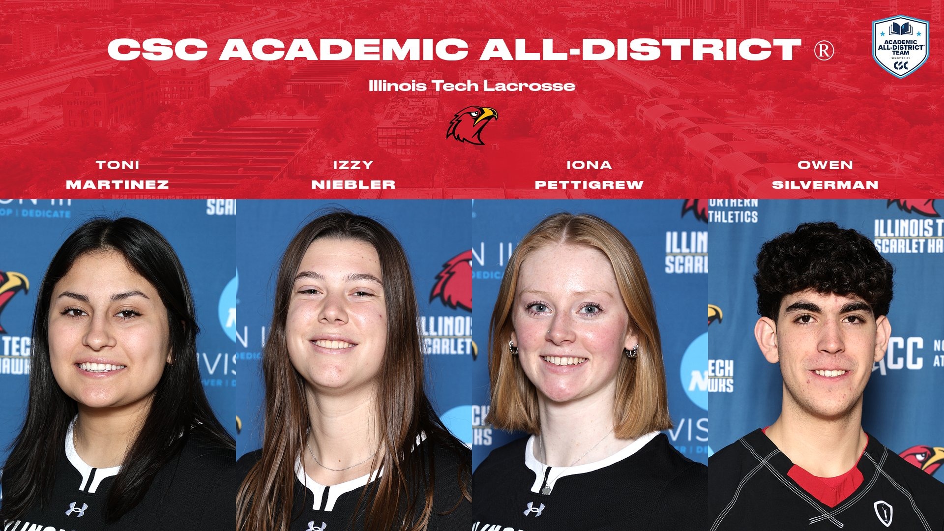 Lacrosse CSC Academic All-District 2025