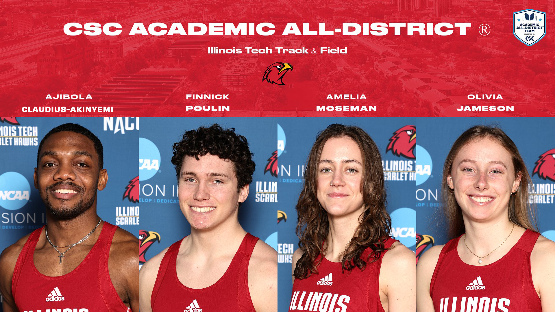 CSC Academic All-District track and field 2025