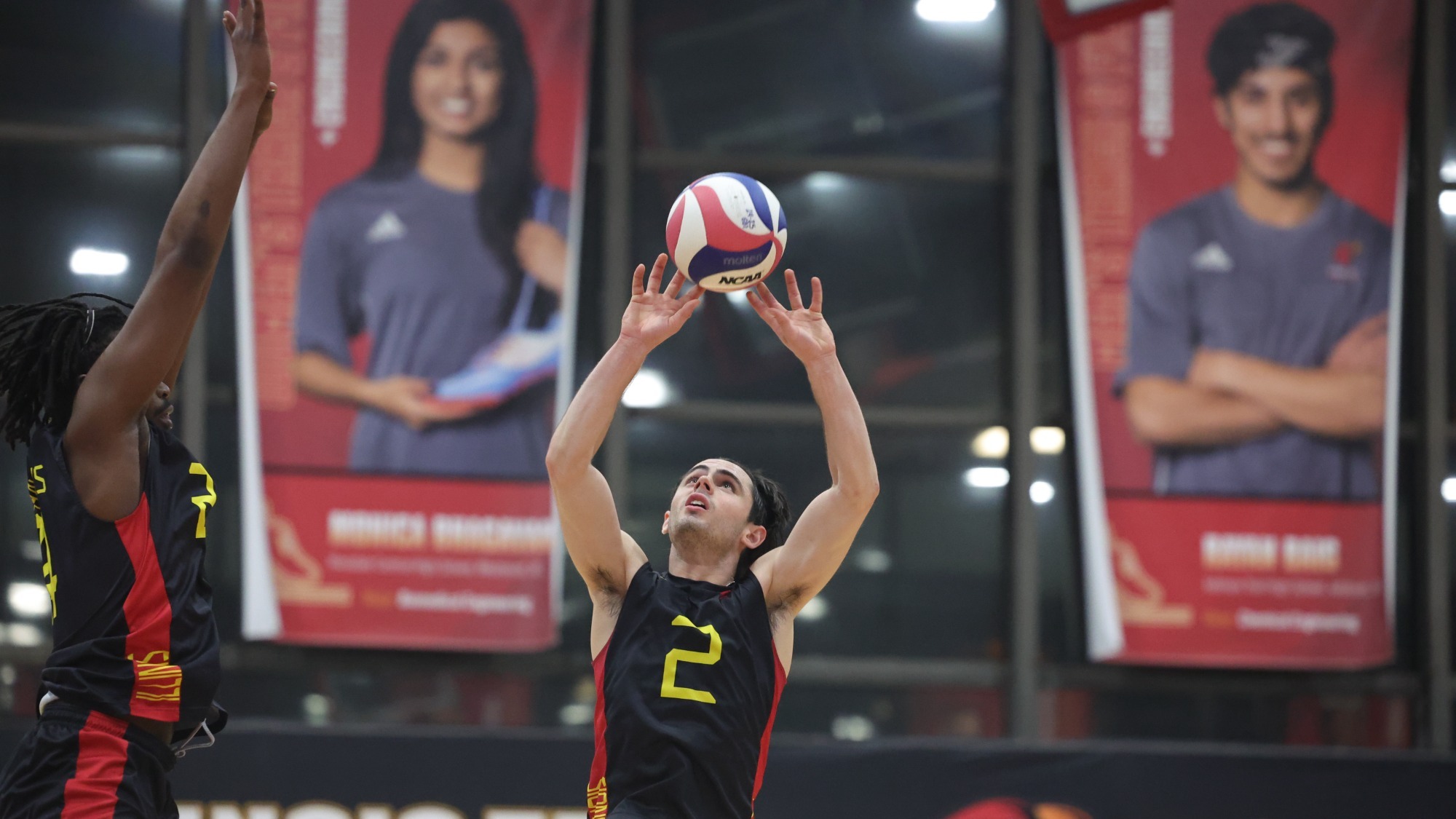 Elijah Johnson setting vs Aurora 2025