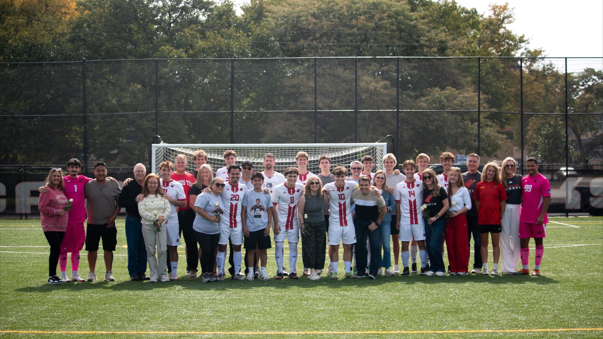 MSOC Senior day 2026 with parents