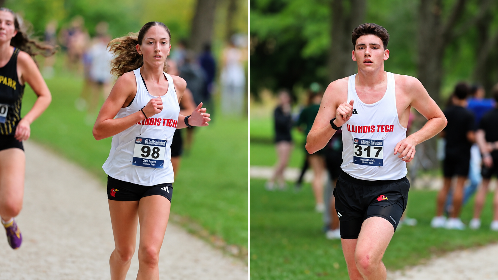 Clara & Davin at Gil Dodds invitational 9-18-26
