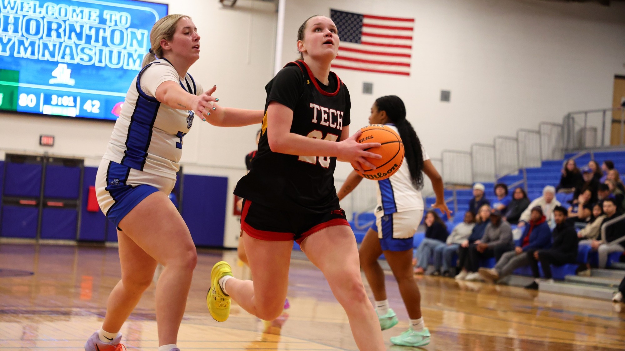 Chloe Churilla layup at Aurora Jan 2026