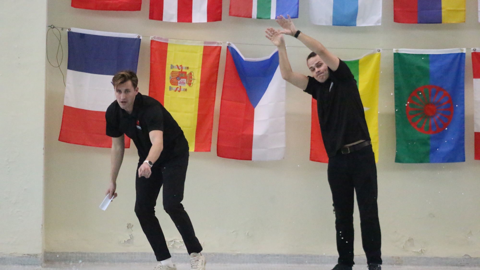 Mac Robertson and Cole Kincart at North Central meet 1-10-26 